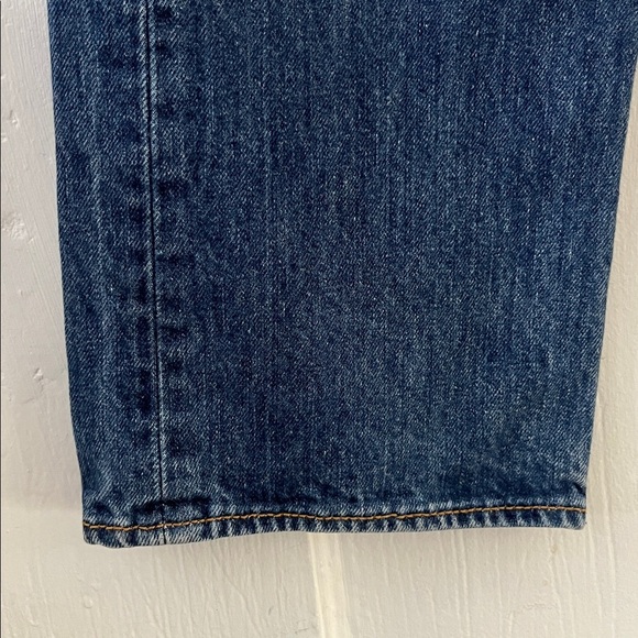LEVIS 501 Jeans Mens 32x32 Blue Button Fly Straight Leg Denim - Picture 12 of 16